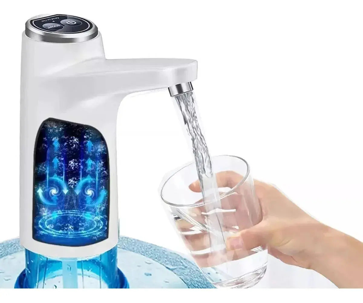 Dispensador Agua Color Blanco Eléctrico Bomba Usb Dosificado