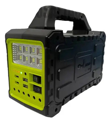 Estacion Energia Portatil Solar CL-3609 Panel 4 LED