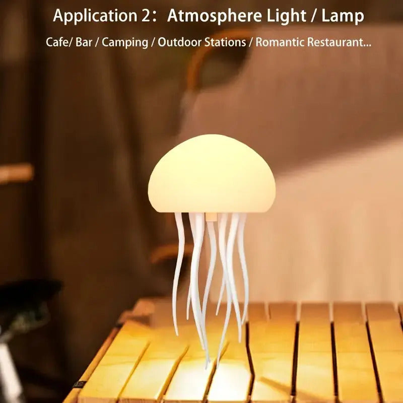 Luz De Noche Lámpara De Mesa Pequeña Estilo Moderno Medusa