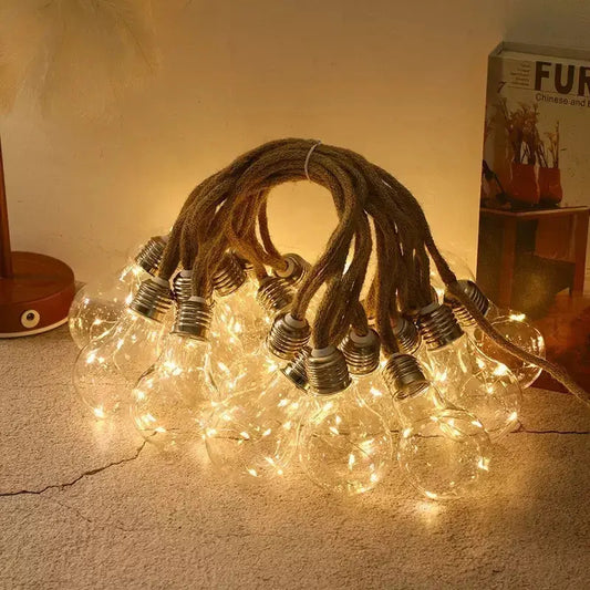 Guirnalda Solar Vintage 10m 16 Luces Calidas