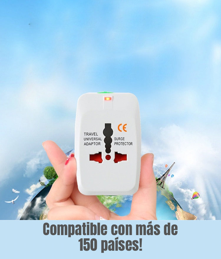 Adaptador Enchufe Universal Para Viajes Internacionales