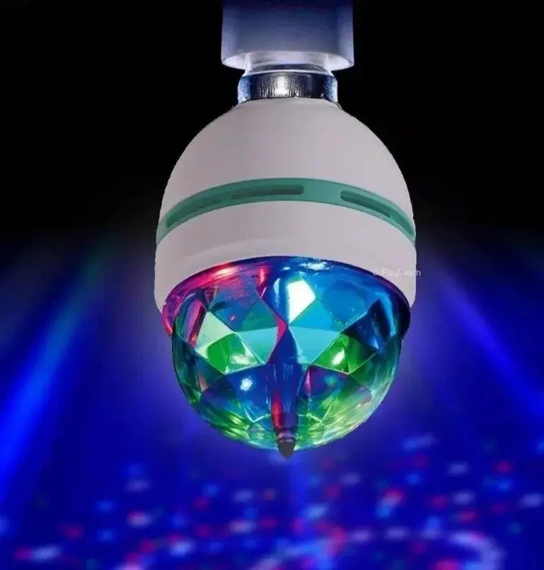 Ampolleta Led Bola Disco Giratoria Lampara De Disco Luces 3w