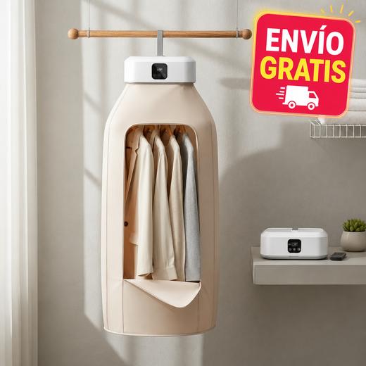 Secadora de ropa portátil y plegable ZHU con envío gratis en Chile - Mini secadora eléctrica para departamentos