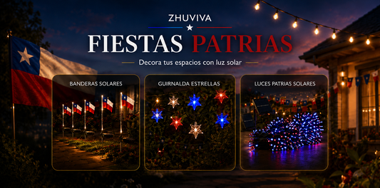 Cómo decorar tu patio, terraza o quincho con luces para Fiestas Patrias