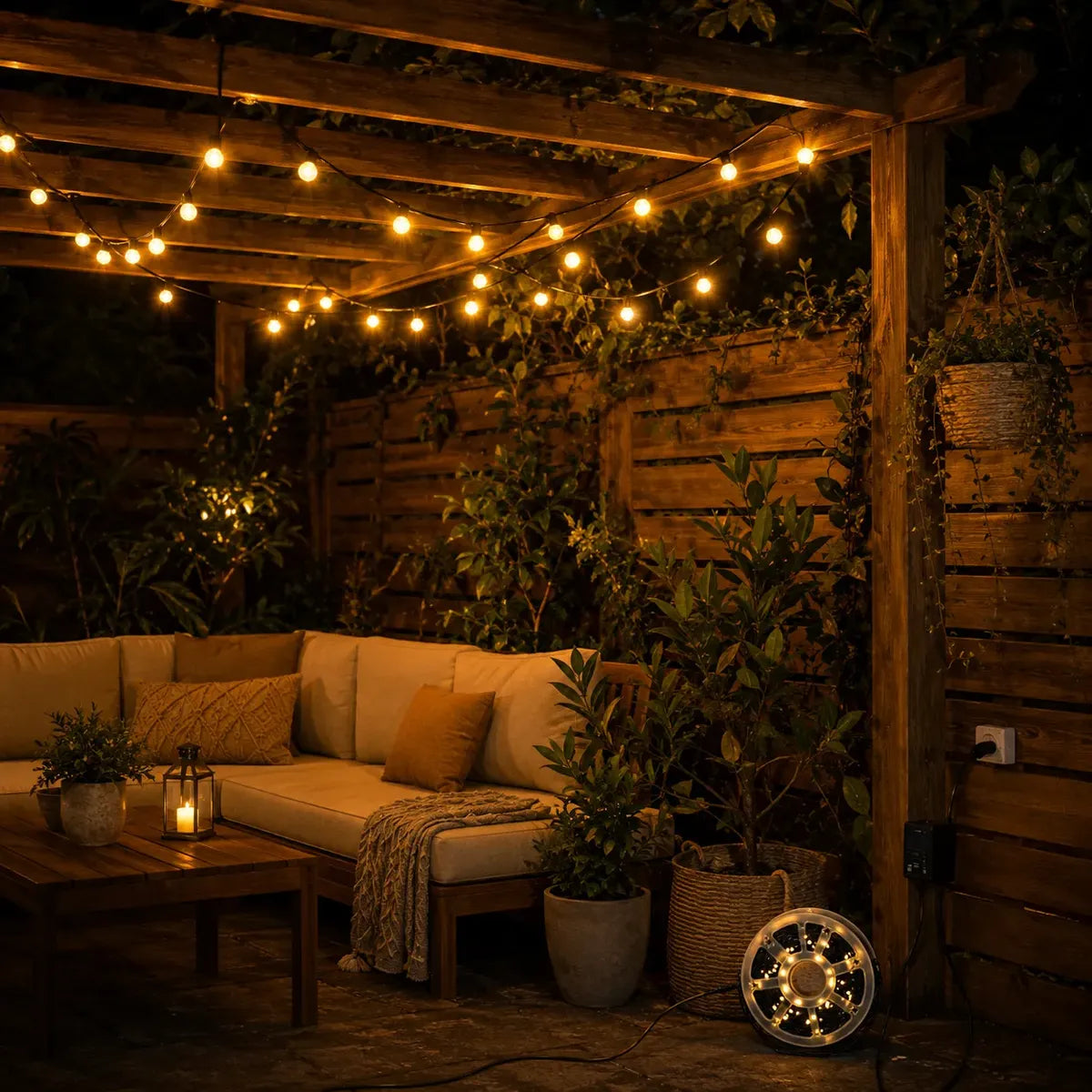 Guirnalda LED 50 m con 240 Luces Cálidas para Exterior