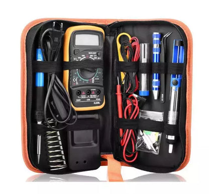 Kit de Soldadura Electrónica 60W con Multímetro y Accesorios