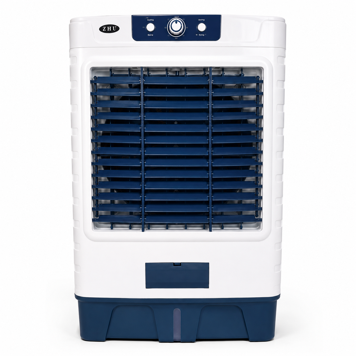Enfriador evaporativo industrial de 60 litros vista frontal
