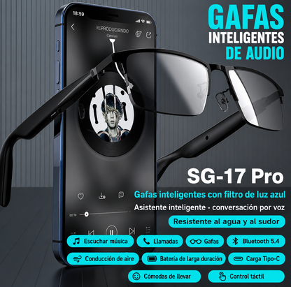 Lentes de Sol Bluetooth con Audio y Llamadas Manos Libres