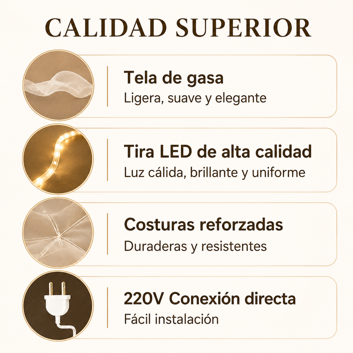 Cortina de Luces LED Tipo Telón 100×70 cm Luz Cálida para Bodas y Eventos