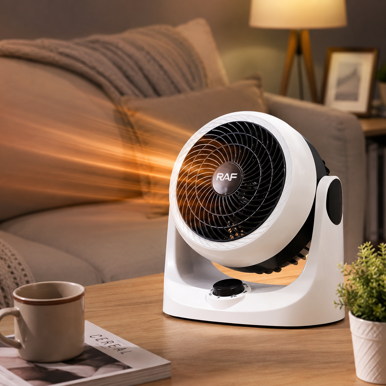 Calefactor eléctrico portátil 2 en 1 frío y calor para dormitorio y sala