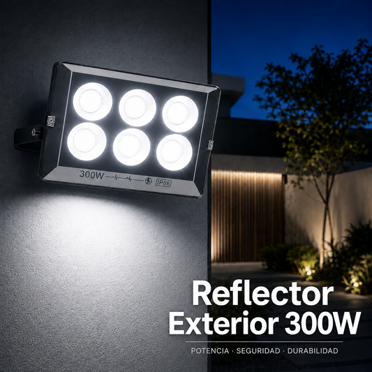 Foco Proyector LED 300 W IP66 para Exterior