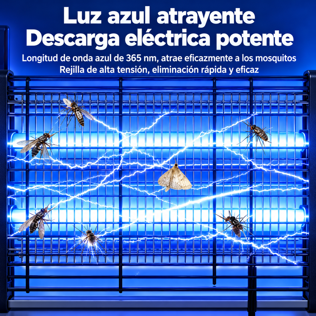 Lámpara UV Mata Mosquitos y Moscas 220 V para Interior