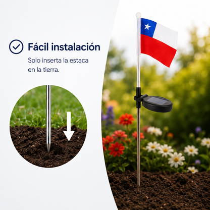 Pack 4 Luces Solares de Jardín Estaca Luz Cálida 63 cm