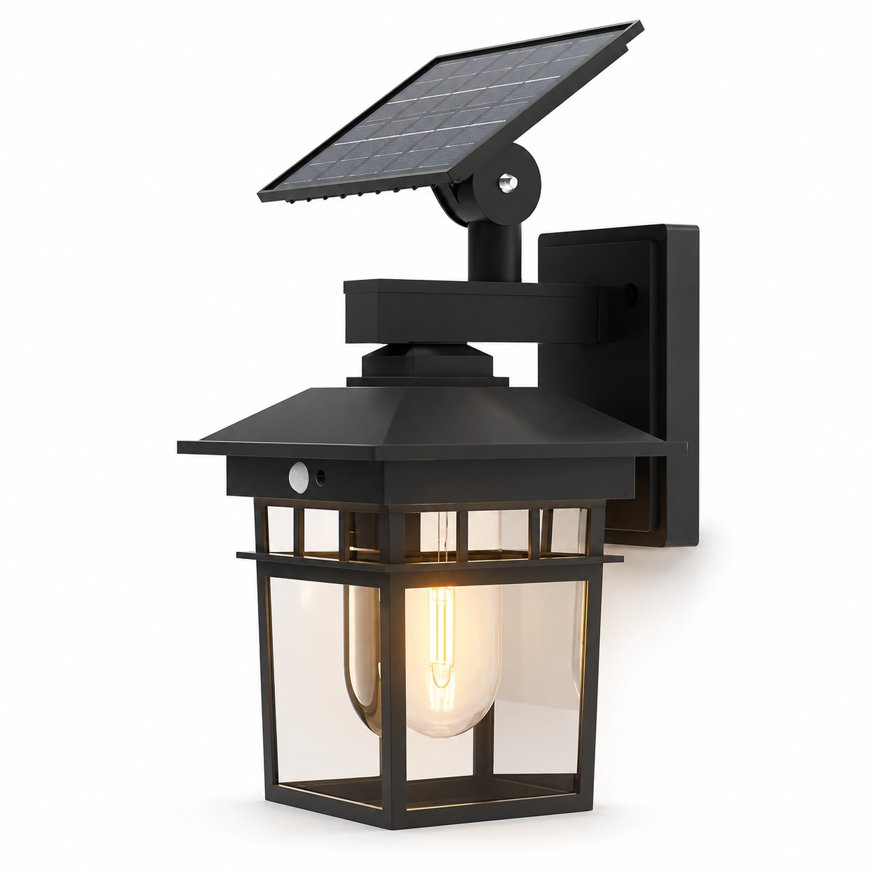 Lámpara Solar de Pared con Luz Cálida para Exteriores