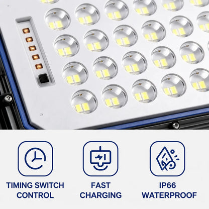 2000w Ip66 Jortan Foco Proyector Solar Exterior Luz Frio con Control