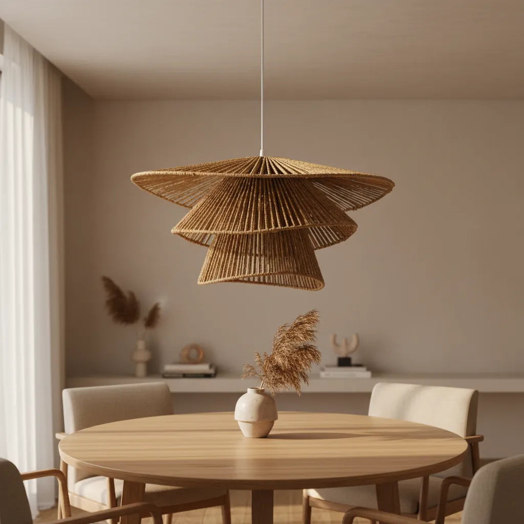 Lámpara decorativa colgante para comedor, terraza techada y hogar moderno