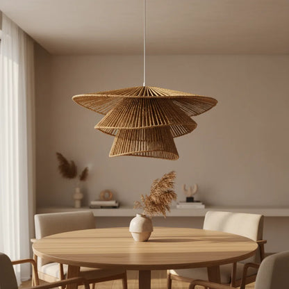 Lámpara decorativa colgante para comedor, terraza techada y hogar moderno