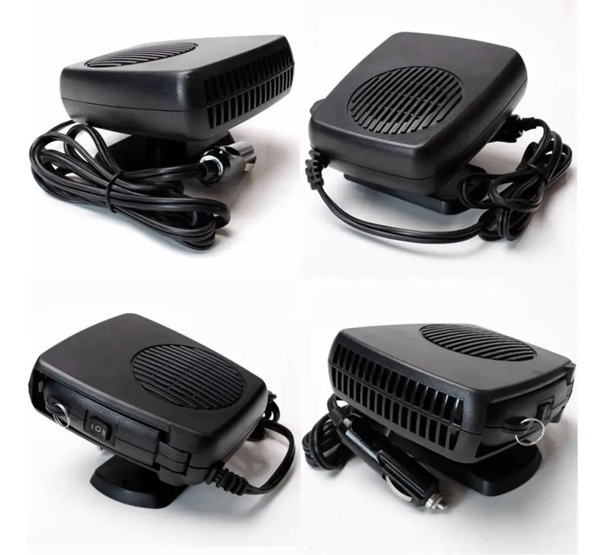 Calefactor Portátil para Auto 12 V 200 W Desempañador