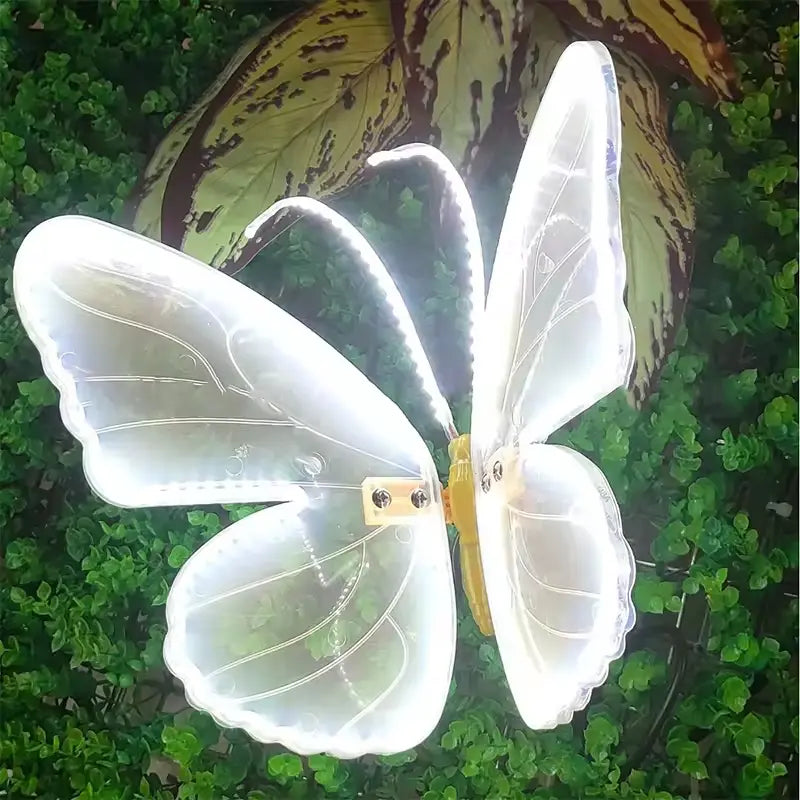 Luces LED dinámicas de mariposa para exteriores, simulación de Navidad