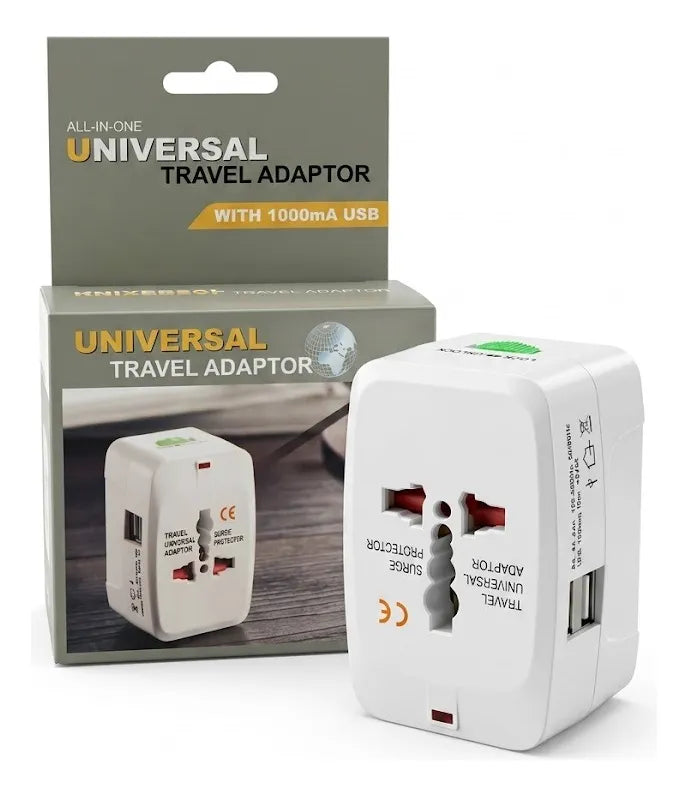 Adaptador Universal de Viaje para Enchufes Internacionales