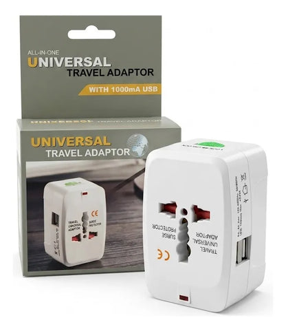Adaptador Universal de Viaje para Enchufes Internacionales