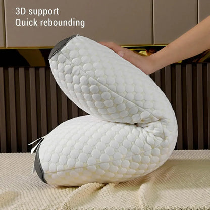 Almohada cervical transpirable con material cómodo para mejorar el descanso