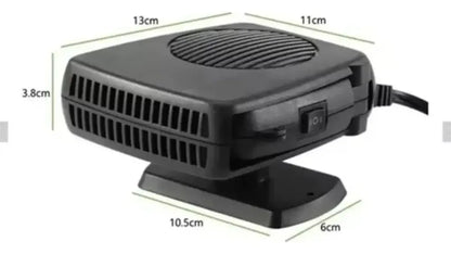 Calefactor Portátil para Auto 12 V 200 W Desempañador