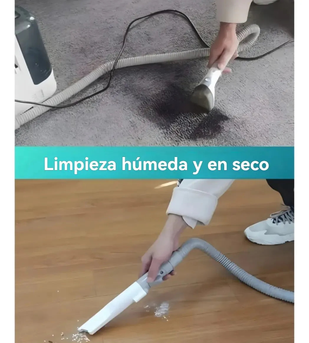 Aspiradora Multifuncional Hogar 550W para Suelo y Tapicería Limpieza de Alfombras Sofás Auto y Casa