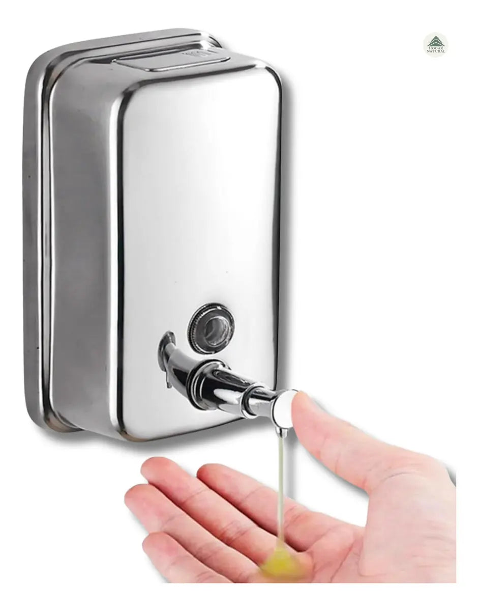 Dispensador Jabón Líquido Acero Inoxidable 500ml Para Pared