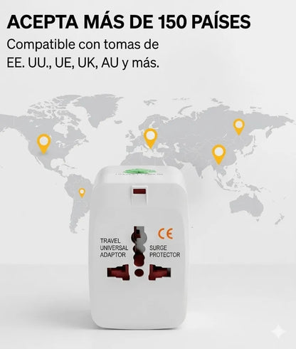 Adaptador Universal de Viaje para Enchufes Internacionales
