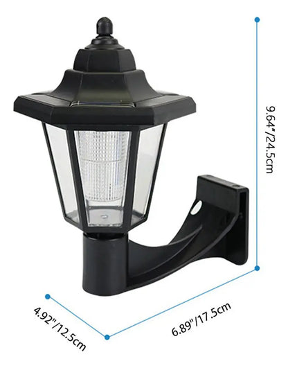 Pack 2 Faroles Solares LED de Pared 6000K para Jardín