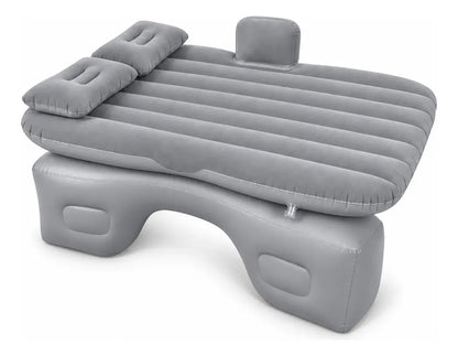 Cama Inflable para Auto 130 x 80 x 40 cm con Bomba Eléctrica para Viajes y Camping