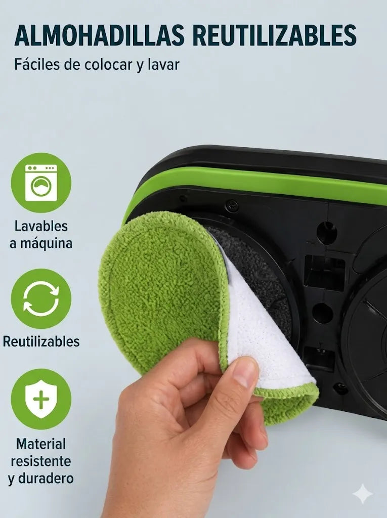 Mopa Eléctrica Giratoria Supermaid Limpia Y Pule Pisos