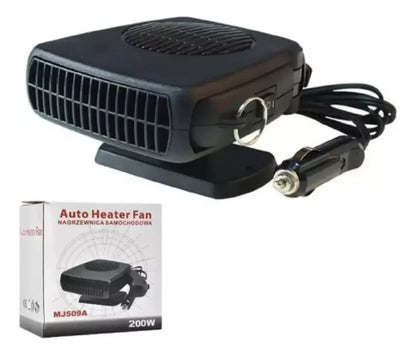 Calefactor Portátil para Auto 12 V 200 W Desempañador