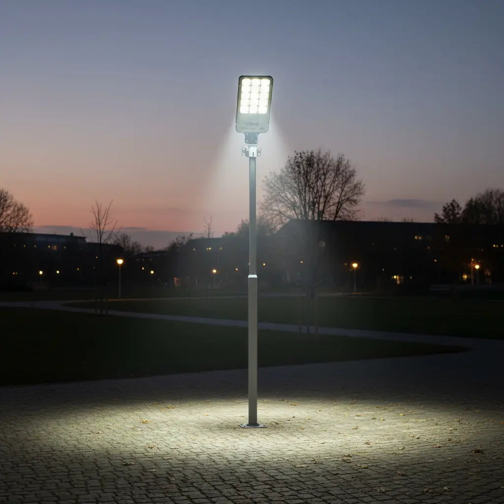 Foco Solar LED 1200W con Control Remoto y Sensor de Movimiento | Iluminación Exterior IP65