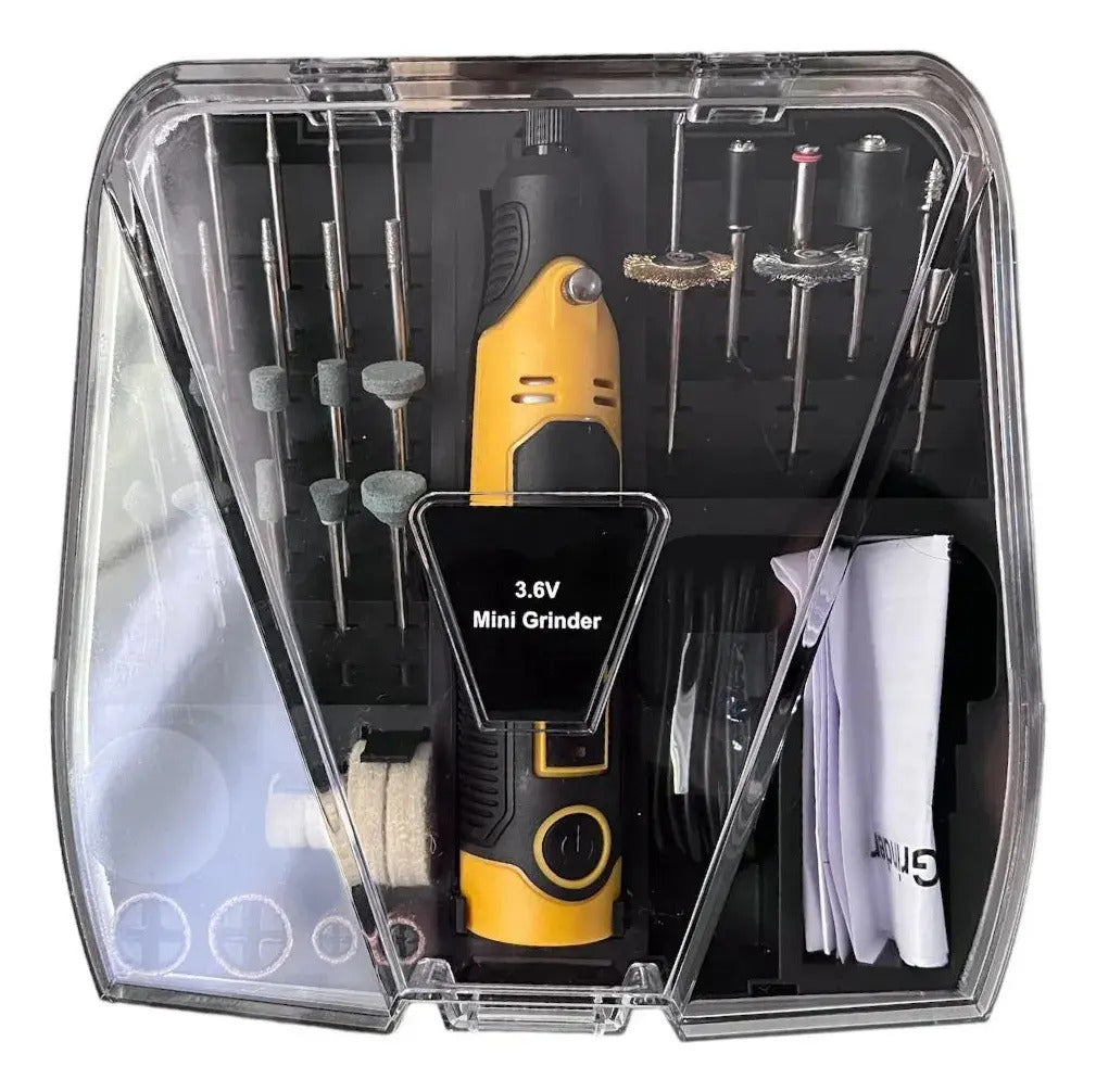 Kit de minitorno inalámbrico 3,6 V guardado en estuche