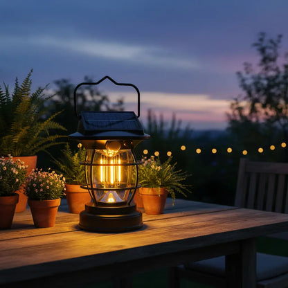 Lámpara Solar Con Sensor De Movimiento IP65 Para Jardín Terraza Patio Recargable