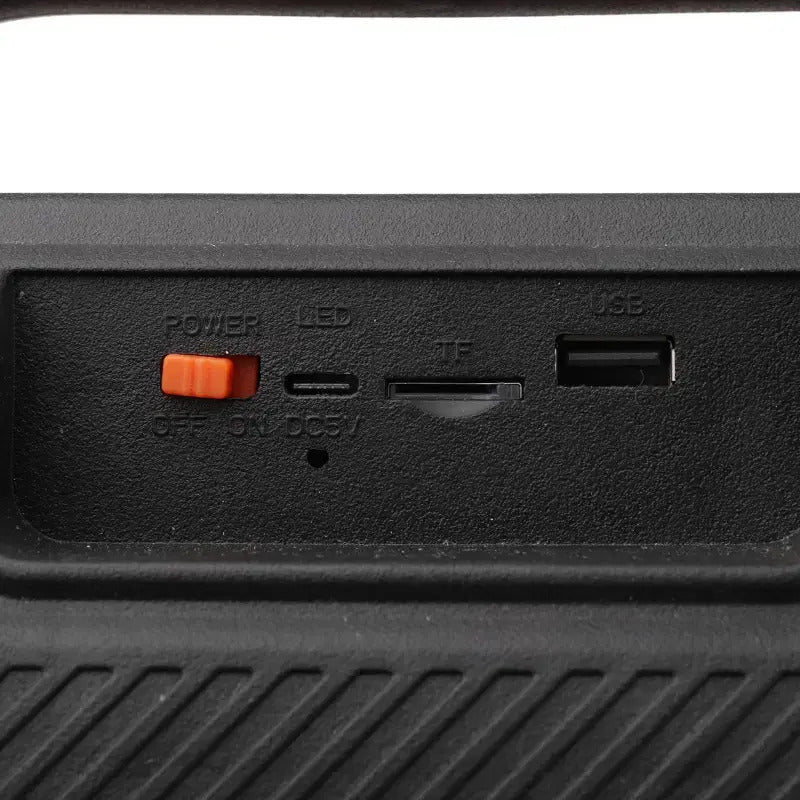 Parlante Portatil + Microfono - Bluetooth Tipo Bazuka