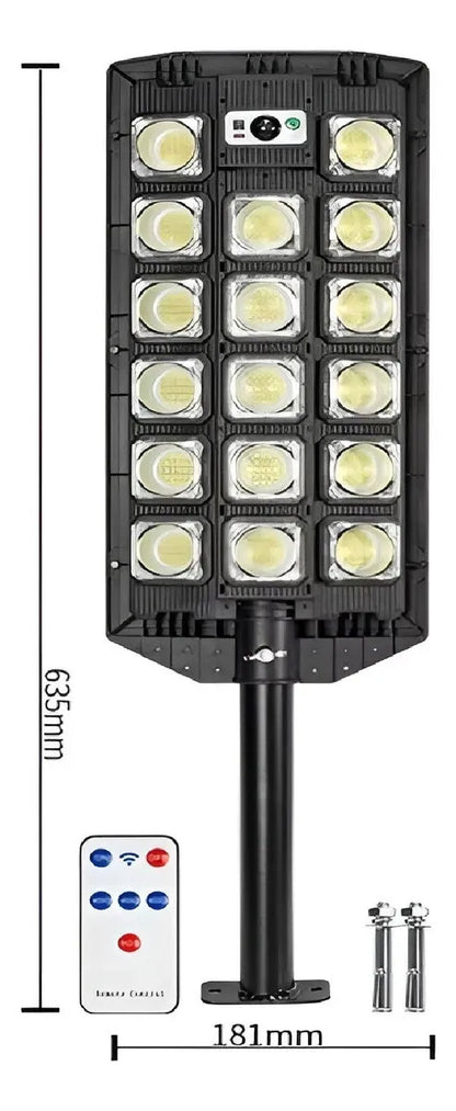 Pack 3 Focos Solares LED 1000W Sensor Control Remoto
