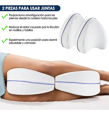 Cojín ergonómico viscoelástico para soporte lumbar y ciática