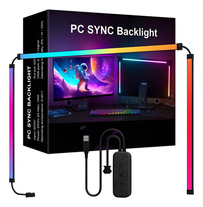 Luces Rgb Monitor Gaming Sincronización App Inteligente