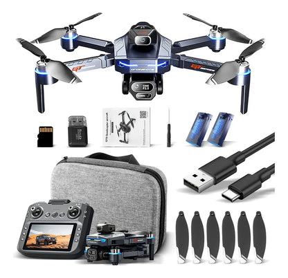 Drone Profesional Gt8 Plegable Doble Cámara 4k Hd Wifi Rc