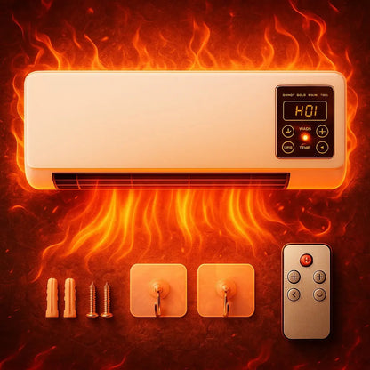 Calefactor Eléctrico De Pared Frío/calor Con Control Remoto