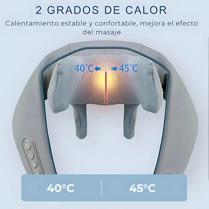 Masajeador Cervical 4d Portátil Con Calor Infrarrojo