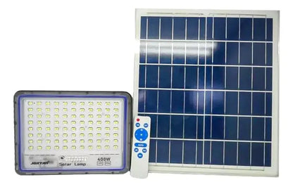 Foco Solar LED 400W Exterior Jortan con Panel Solar