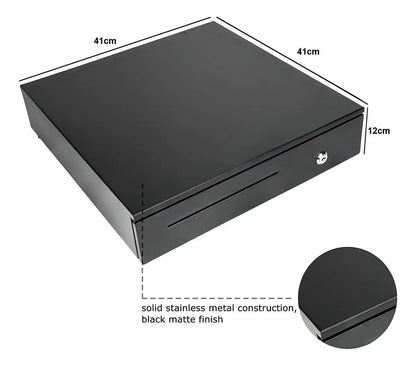 Caja De Dinero Electrónica Con Llave Y Gavetas