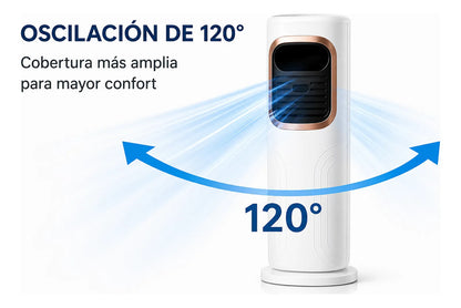 Aire Portátil Frío y Calor 2000W sin Aspas con Control