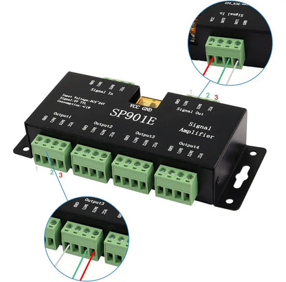Amplificador Led Pixel Sp901e Compatible Rgb Para Luces