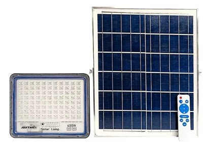 Foco Solar LED 400W Exterior Jortan con Panel Solar