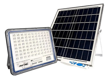 Foco Solar LED 400W Exterior Jortan con Panel Solar